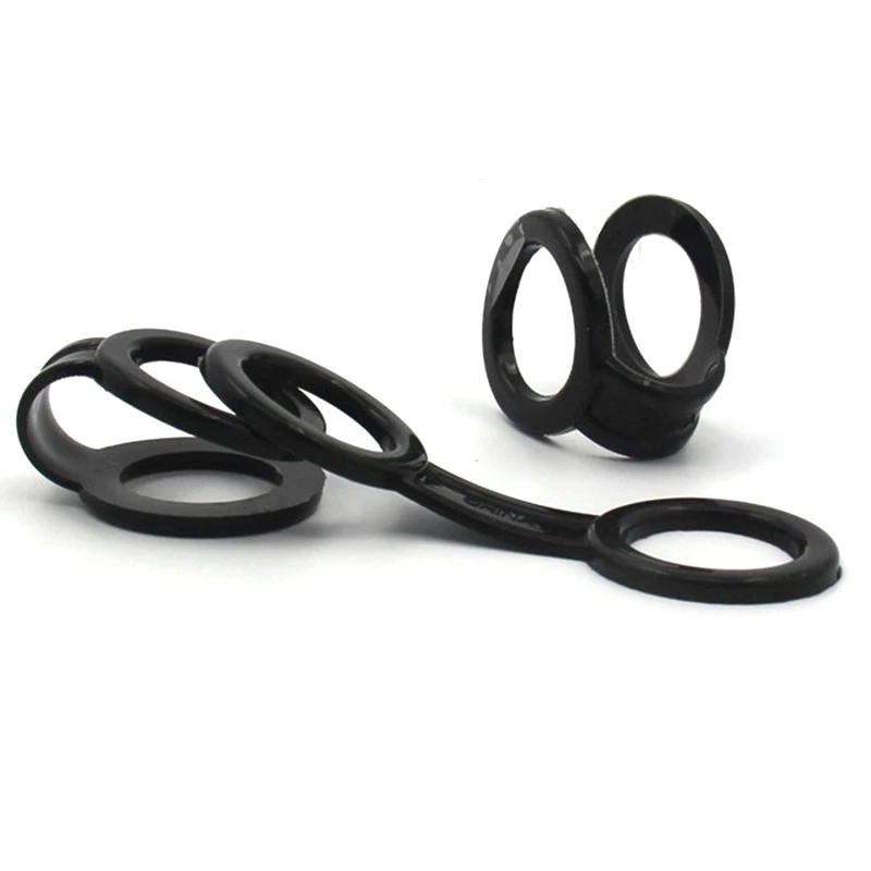 Зажимы для ремешка маски для подводного плавания из силикона, комплект из 8 штук.