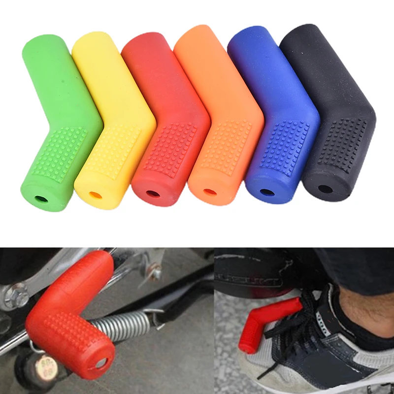 

Резиновый защитный чехол рычаг переключения передач для мотоцикла, 1 шт., черный/зеленый/синий/красный/желтый/оранжевый