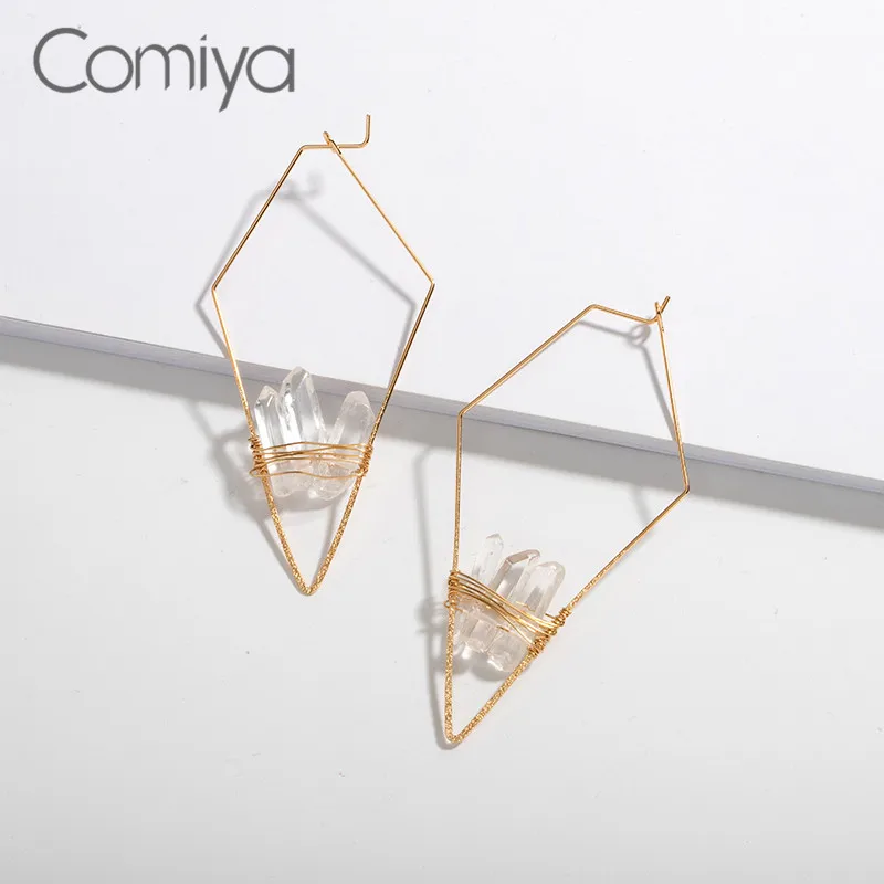 Серьги-подвески золотого цвета из цинкового сплава | Украшения и аксессуары