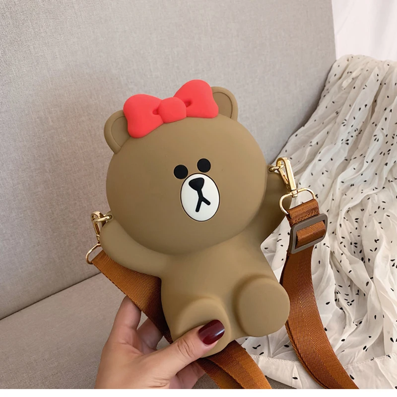 Мягкий силиконовый чехол с объемным рисунком Kawaii для мобильного телефона iPhone XS XR