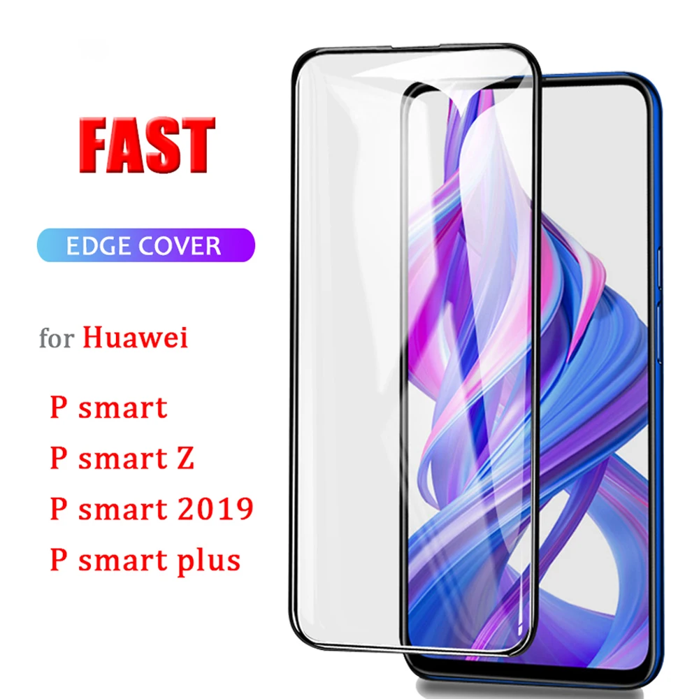 9D чехол для huawei p smart plus 2019 2018 закаленное стекло Z pro Защитная пленка экрана