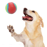2020 new pet dog toy ball dog toy ball latex cute durable ball magic roller ball toys colorful play balls for pets toys products