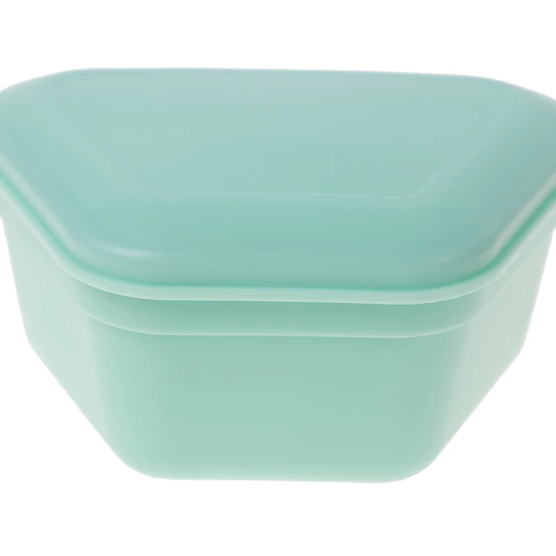 

7 colors Oral Tooth Care Denture Bath Box Case Dental False Teeth Storage Box Container Denture Box