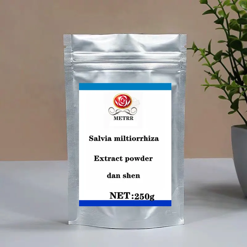 Salvia Miltiorrhiza Экстракт порошка 10:1 Tanshinone большое количество в наличии Dan Shen хорошее