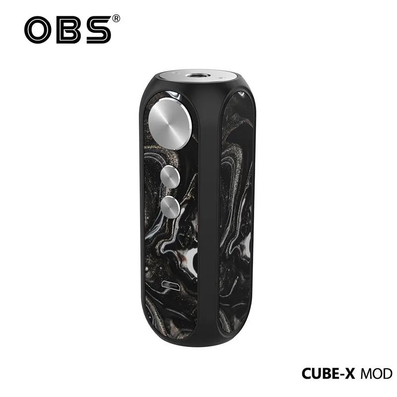 Оригинальные электронные сигареты OBS Cube X мод с одной батареей 18650 мощный вейп 80 Вт