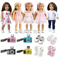 dear bei doll clothes and accessories dress fit 18inch 43cm doll new born doll clothes shoes camera for baby doll diy toys