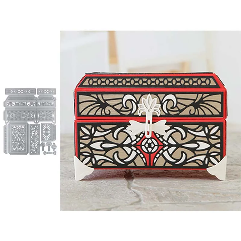 

JC 2020 New Metal Cutting Dies Storage Box DIY Shape for Scrapbooking Craft Mold Stencil Handmade Tool Paper Card Make Template