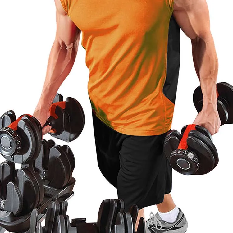 

24kg 40kg Dumbbell Adjustable for Sale Home Workout Exercise Man Dumbbell Set 52.5lbs/90lbs Rubber Dumbbell Barbell Cast Iron