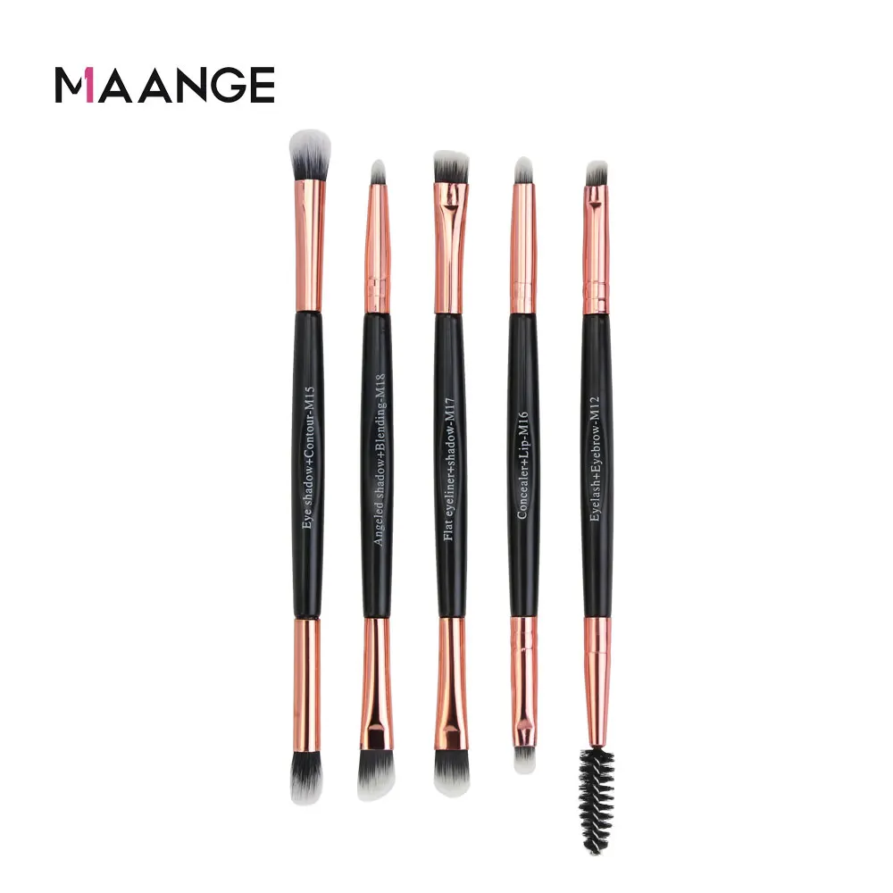 MAANGE 5 Pcs макияж кисти набор Портативный порошок Тени Карандаш для глаз карандаш