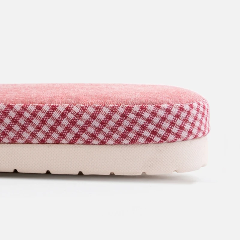 POSEE/Хлопковые льняные тапочки Мягкие домашние в полоску Сезон весна лето Женские