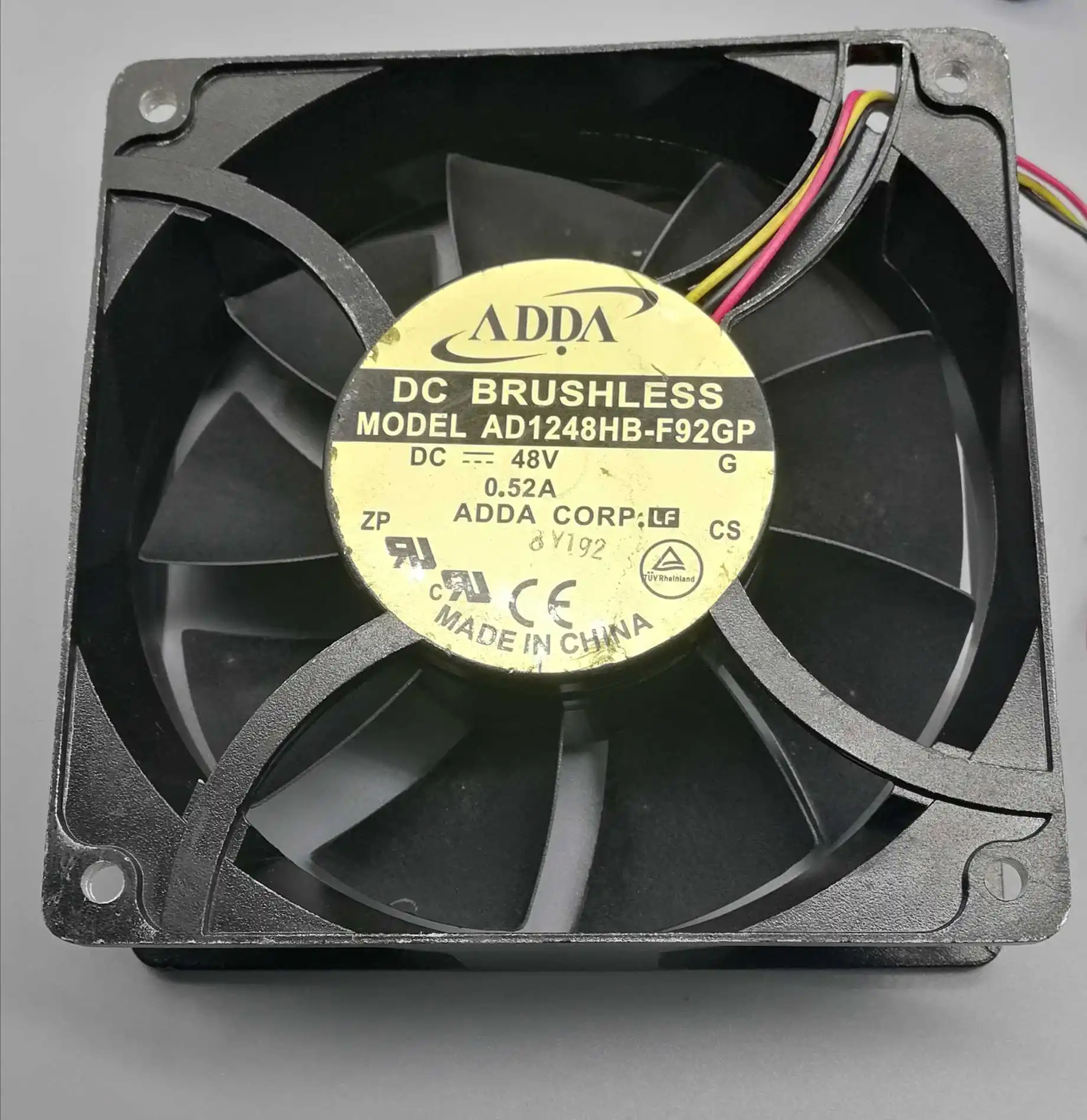 AD1248HB F92GP оригинал для Adda 12038 DC 48V 0.52A 12 см промышленный охлаждающий вентилятор с