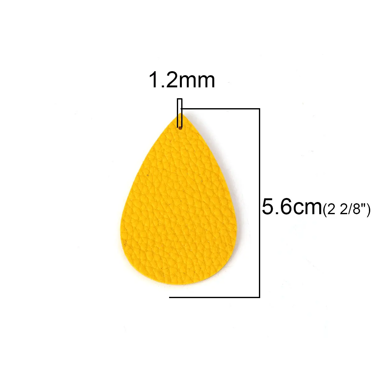 

20PCS/SET Multicolor Leather Pendants Water Drop Shape Necklace DIY Earring Jewelry Making Accessories Women Birthday Party Gift