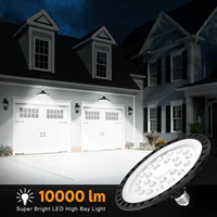 60w 100w deformable industrial lighting high bay light super bright compact energy saving higher heat dissipation garage light