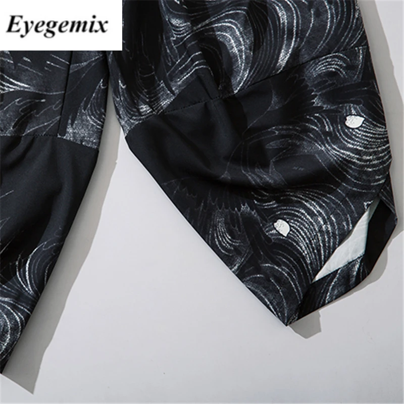 Eyegemix 2021 японский Стиль Harajuku для мужчин брюки Сакура костюм самурая свободные