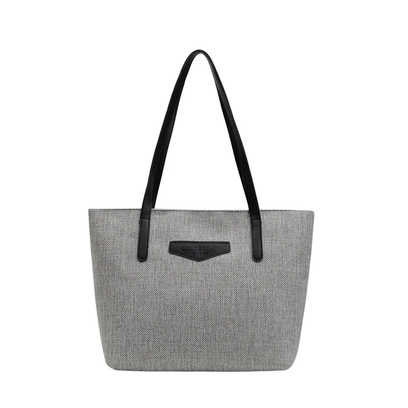 

2021 New Casual Women's Bag Linen Retro Fashion Tote Shoulder Bag handbag women bags hand bags women