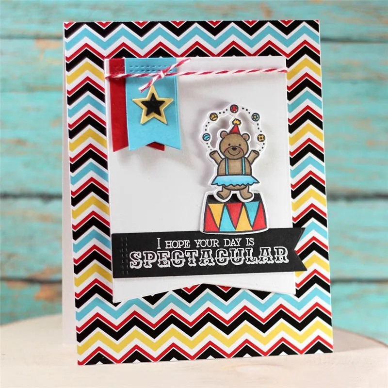 DiyArts 5 шт./лот Новинка 2019 животный цирк труппа металлические режущие штампы