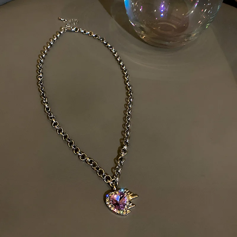 Женское Ожерелье с кристаллами в корейском ретро-стиле | Украшения и аксессуары