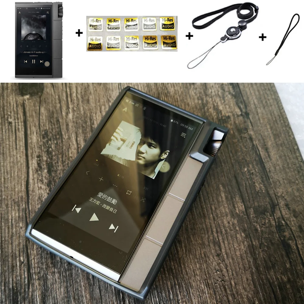 Мягкий прозрачный защитный чехол из ТПУ для Iriver Astell & Kern KANN CUBE с передней защитой