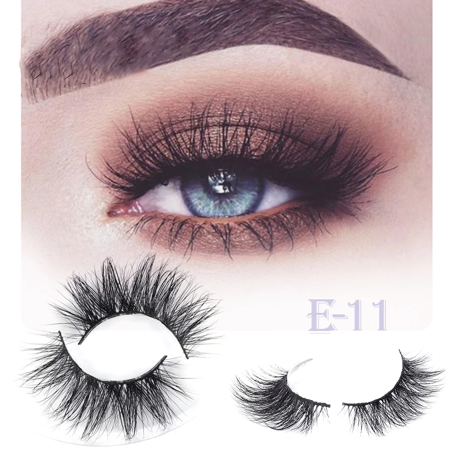 

Beeos E-style 10 Pairs False Eyelashes Handmade Cruelty-free Natural 3D Mink EyeLashes Criss-cross Eyelashes Makeup Tools