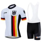 2022 Германия Велоспорт команда Джерси велосипедные шорты 20D гелевый нагрудник Ropa Ciclismo Мужская MTB летняя велосипедная майка нижняя одежда