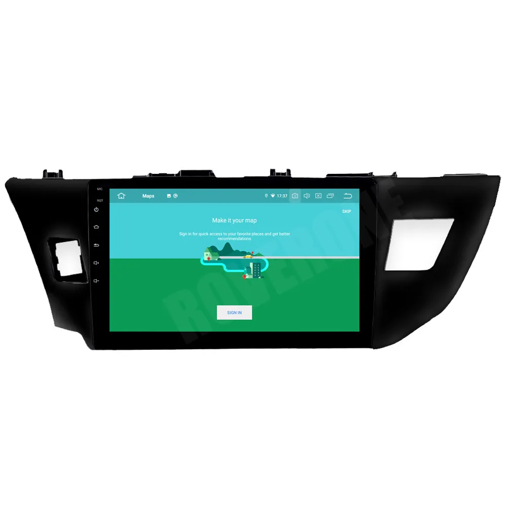 RoverOne Восьмиядерный Android 10 для Toyota Corolla 2013 2014 2015 2016 Авто Радио Стерео GPS навигация|pure