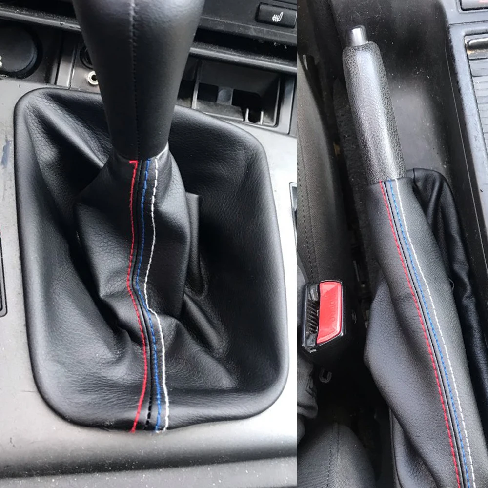 

For BMW 3 Series E34 1988-1995 Car Shift Gear Stick Manual Handbrake Gaiter Leather Boot