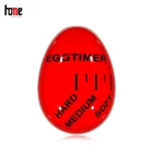 Таймер для приготовления яиц, меняющий цвет, температура, время готовки, Временный таймер из полимерного материала, кухонные аксессуары, посуда, гаджеты, инструмент