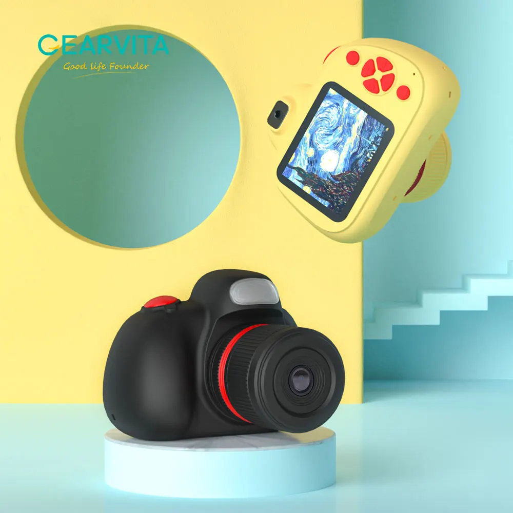 

Детская мини-камера, развивающие игрушки для детей, подарок на день рождения, цифровая камера 1080P, проекционная видеокамера