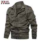 ВИНТАЖНАЯ ДЖИНСОВАЯ КУРТКА 77City Killer в стиле милитари, мужские Мытые куртки-бомберы, мужские облегающие джинсовые пальто, женская модель