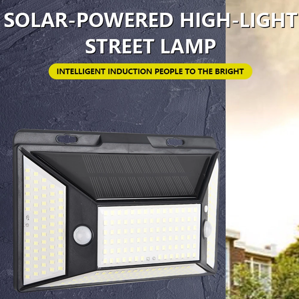 

Solar LED Light Outdoors 316 LED Wall Lamp Waterproof Double Motion Sensor Street Wall Lamp Garden Solar Lamp Sunlight