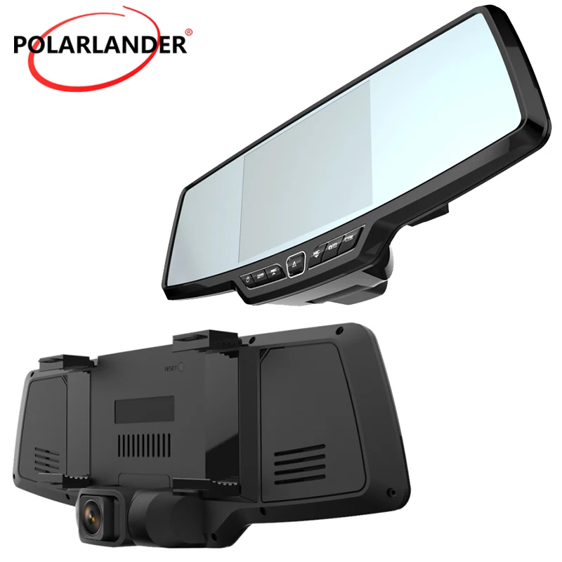 Портативный видеорегистратор камера ночного видения движение зеркало заднего