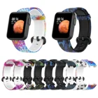 Ремешок для часов Redmi Watch с принтом, силиконовый резиновый сменный Браслет для часов Xiaomi Mi Watch Lite, аксессуары для женщин и мужчин