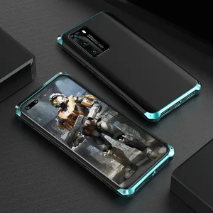luxury shockproof metal case for huawei p40 p30 pro thin hard aluminium hybrid pc case for huawei mate 40 30 mate40 pro cover free global shipping