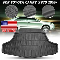 rear trunk cargo boot liner tray floor mat rear cargo mat floor sheet carpet auto accessories for toyota camry xv70 2018 2019