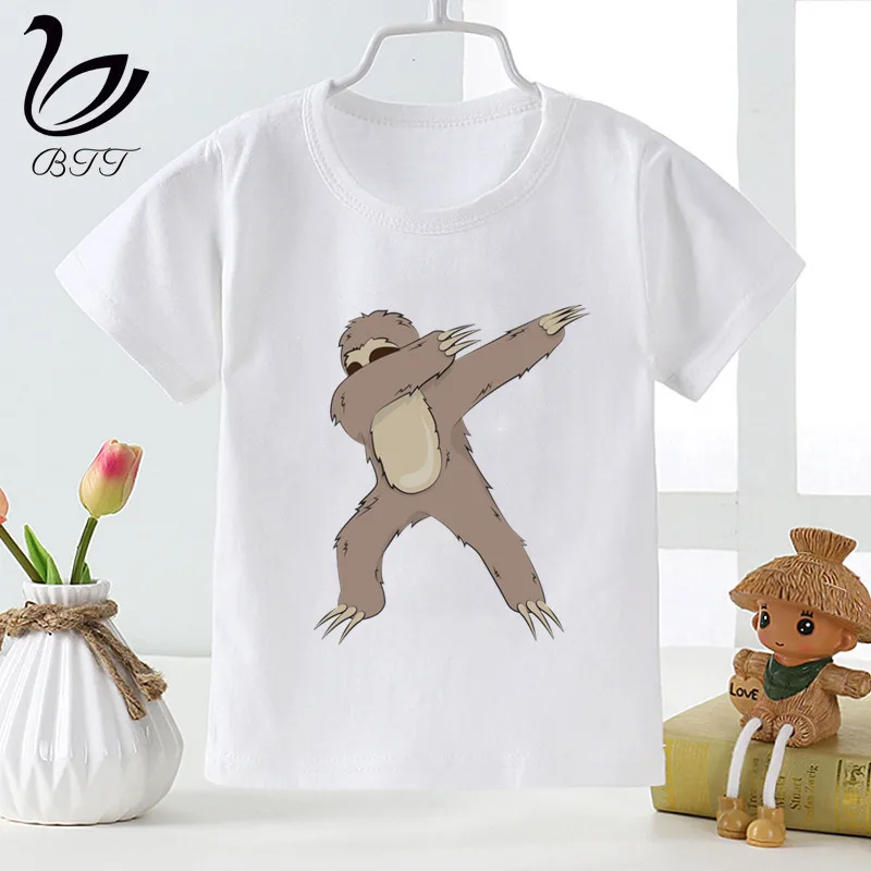 Новая летняя детская футболка с принтом короткими рукавами и круглым вырезом