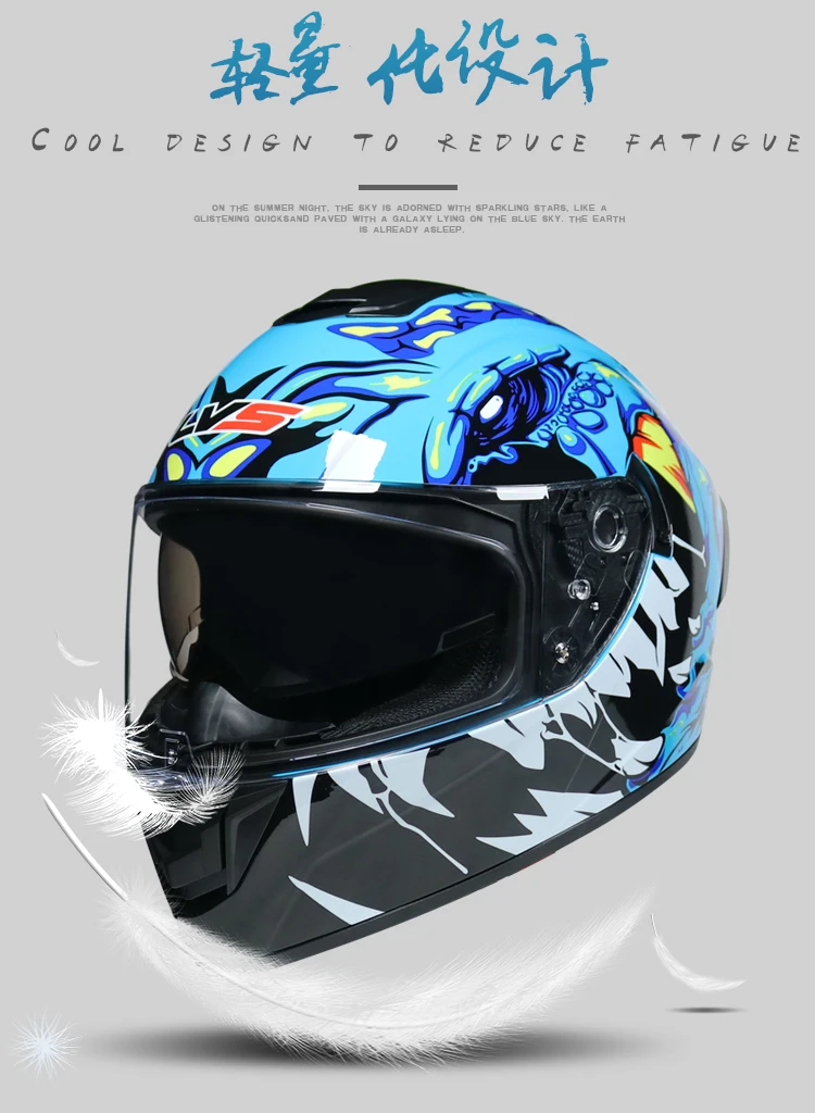 

Full Face Racing Helmets Winter Warm Double Visor Motorcycle Helmet Motorbike Sports helmet