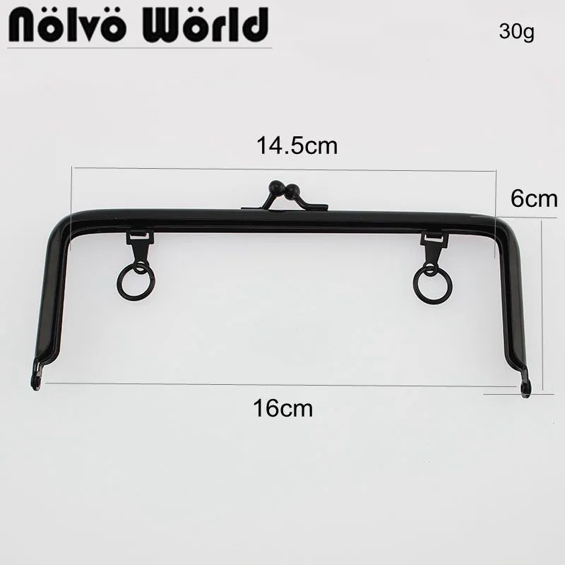 Металлический кошелек 1-4-10 шт. маленькая Рамка для сумок застежка-поцелуй матовая