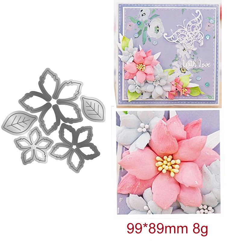 

Flower Bewitching Bloom Metal Cutting Dies Cut Die Mold Scrapbook Paper Craft Knife Mould Blade Punch Stencils Cards Making