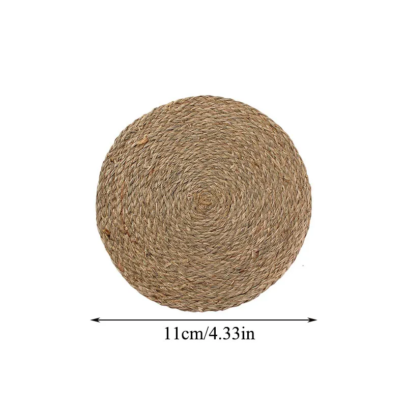 

Cup Mats Insulation Placemats Round Table Heat Resistant Mat Table Padding Kitchen Decoration Accessories Practical Coaster