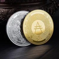 plated cardano ada coin cryptocurrency physical collection metal coin hot