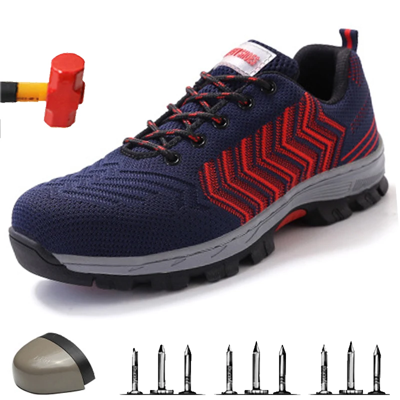 Уличная обувь с защитой от проколов коллекция 2019 года Нескользящая дышащая