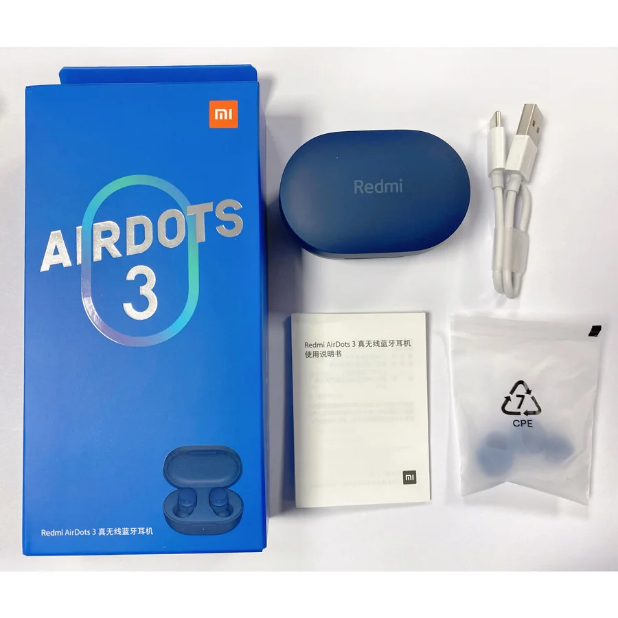 Наушники Беспроводные Xiaomi Redmi AirDots 3 Mi True Адаптивная гарнитура Apt-X с
