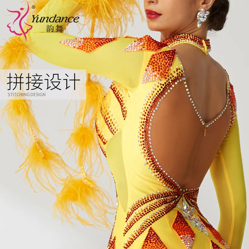 News ballroom dress standard clothes for ballroom dancing ballroom dance competition dresses-B-2084