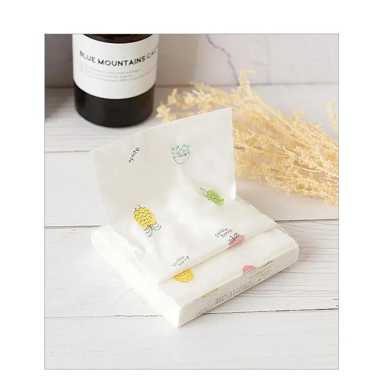 1 упаковка из 60 листов ткани для лица свежая напечатанная влажная вода три слоя