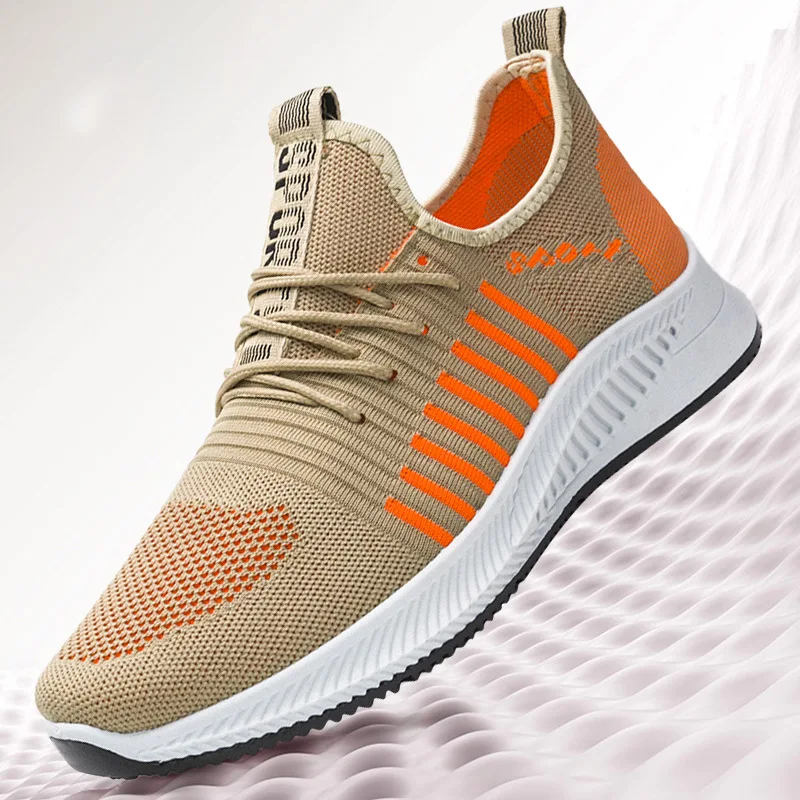 

Mens Tennis Shoes Sneakers 2021 Spring Fashion Mesh Breathable Running Shoes Students Bebes Walking Jogging Indestructible Shoes