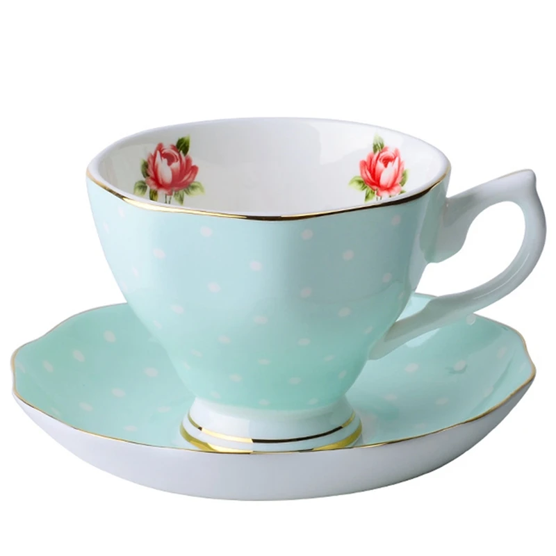 Тонкая кофейная чашка из костяного фарфора блюдце забавная модная дизайнерская