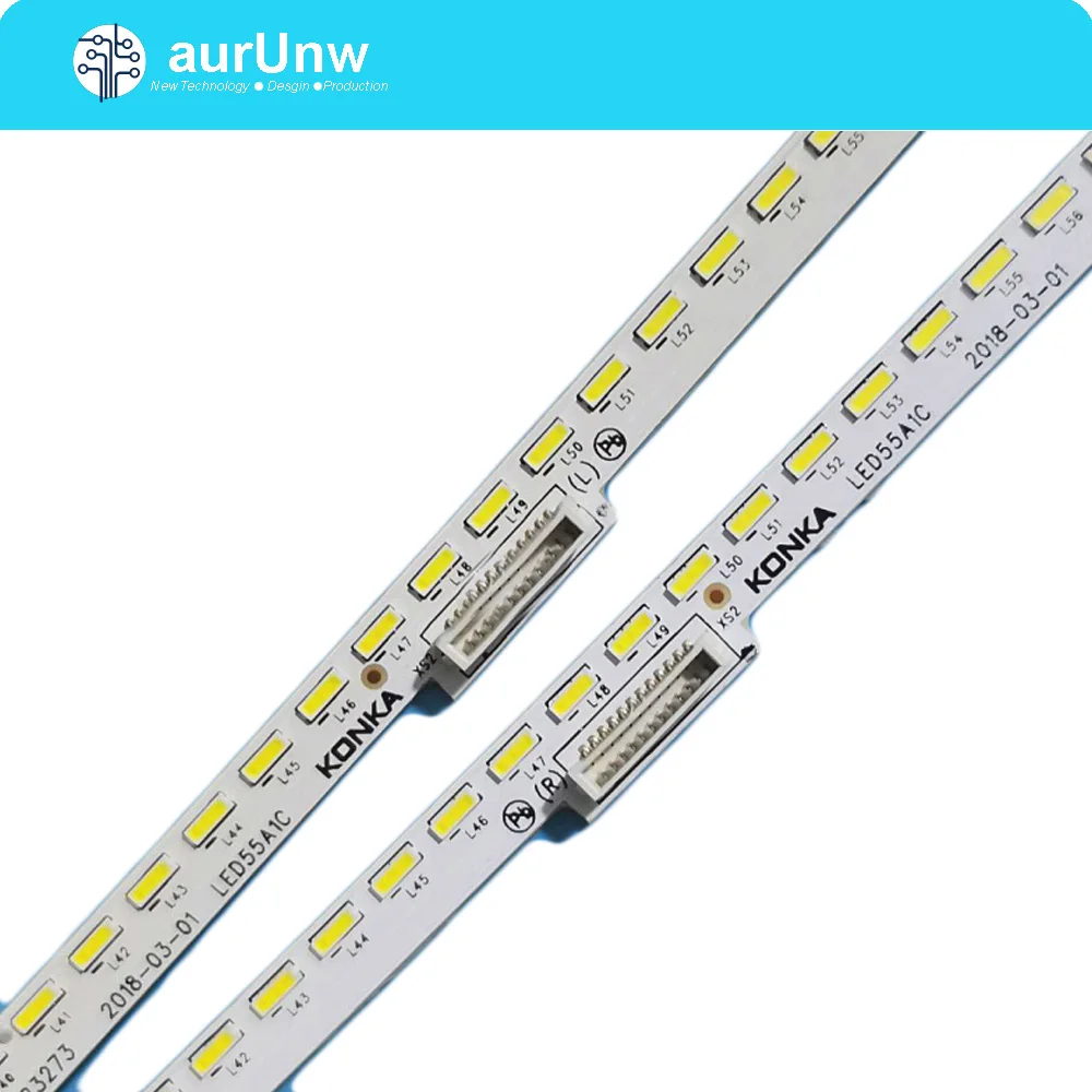 

2 шт. оригинальный для Konka светодиодный 55A1C 35023295 35023273 светильник бар 55 дюймов Задняя крышка светильник светодиодный полосы 96 Светодиодный s 602...