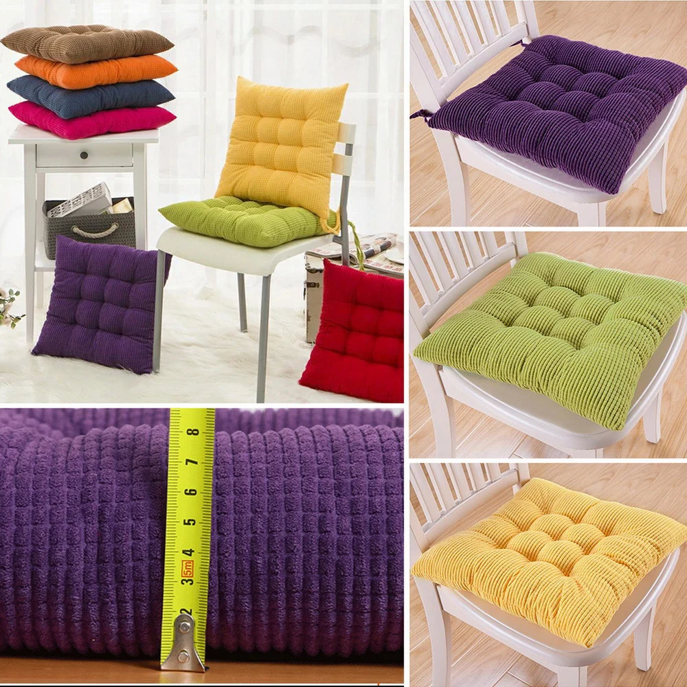 Квадратная подушка для стула утолщенная сиденья обеденного патио домашнего