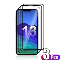 3pcs 9d tempered glass for iphone 13 11 12 mini pro max screen protector for iphone x s xr xs max 8 7 6 s plus full cover glass