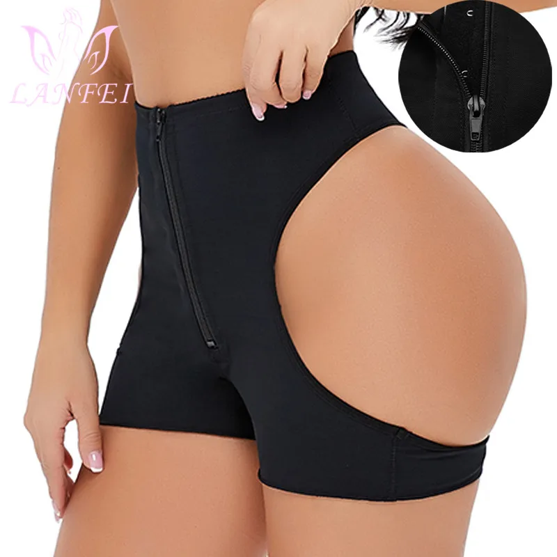 

LANFEI женские трусики с регулируемой талией, тренажер для тела, Корректирующее белье, корсет для живота, штаны для похудения, шорты, трусы, ниж...